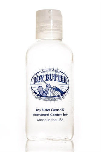 Boy Butter Clear H2O 4 Oz Hybrid Lubricant BBC04 855951200135 from EdgingWarehouse.com where we sell the best male sex toys and fleshlight type strokers for masturbation, edging and gooning and other men's health and sexual wellness items.