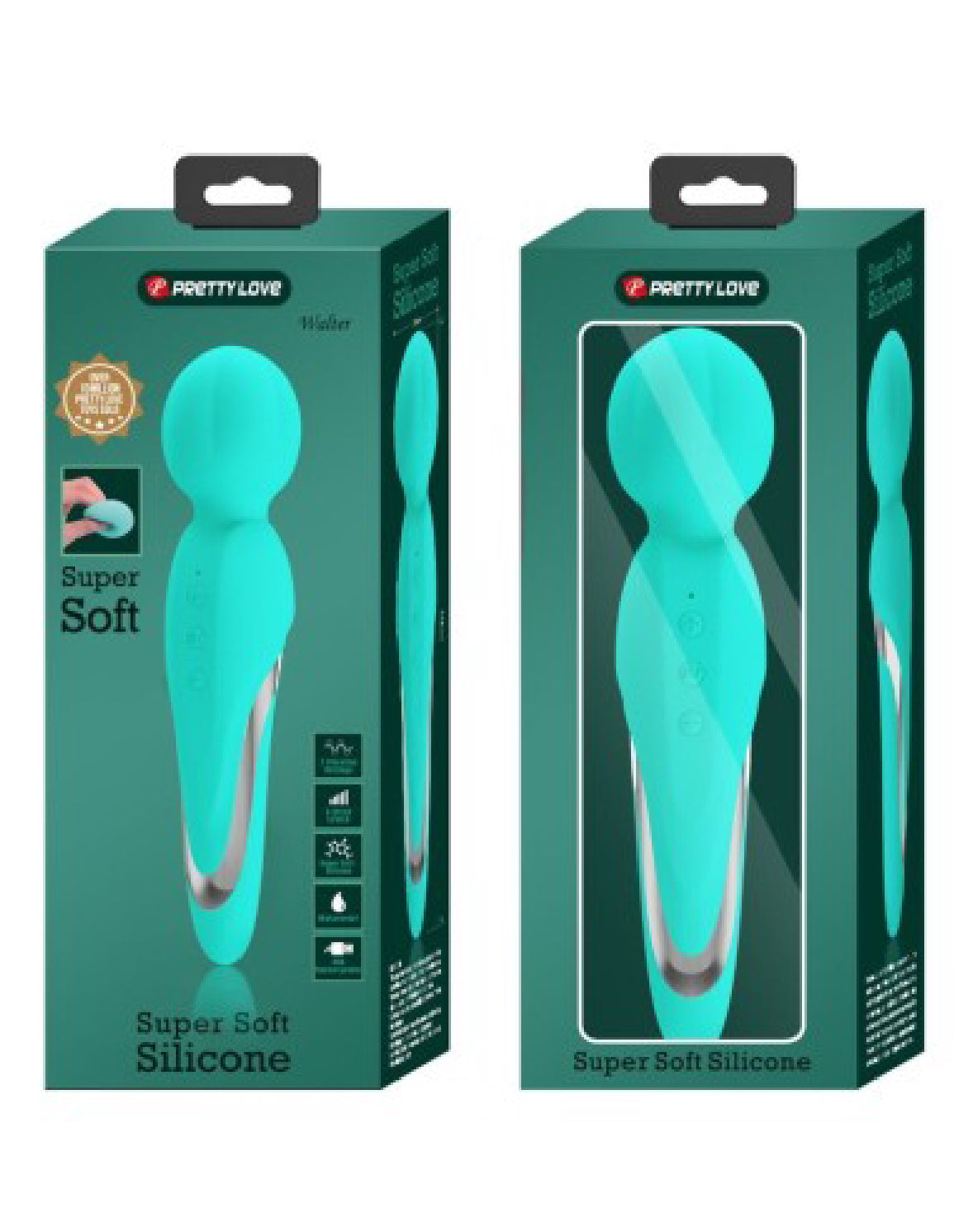Walter Super Soft Silicone Wand - Seafoam BI-014622-4 6959532334920 from EdgingWarehouse.com where we sell the best male sex toys and fleshlight type strokers for masturbation, edging and gooning and other men's health and sexual wellness items.