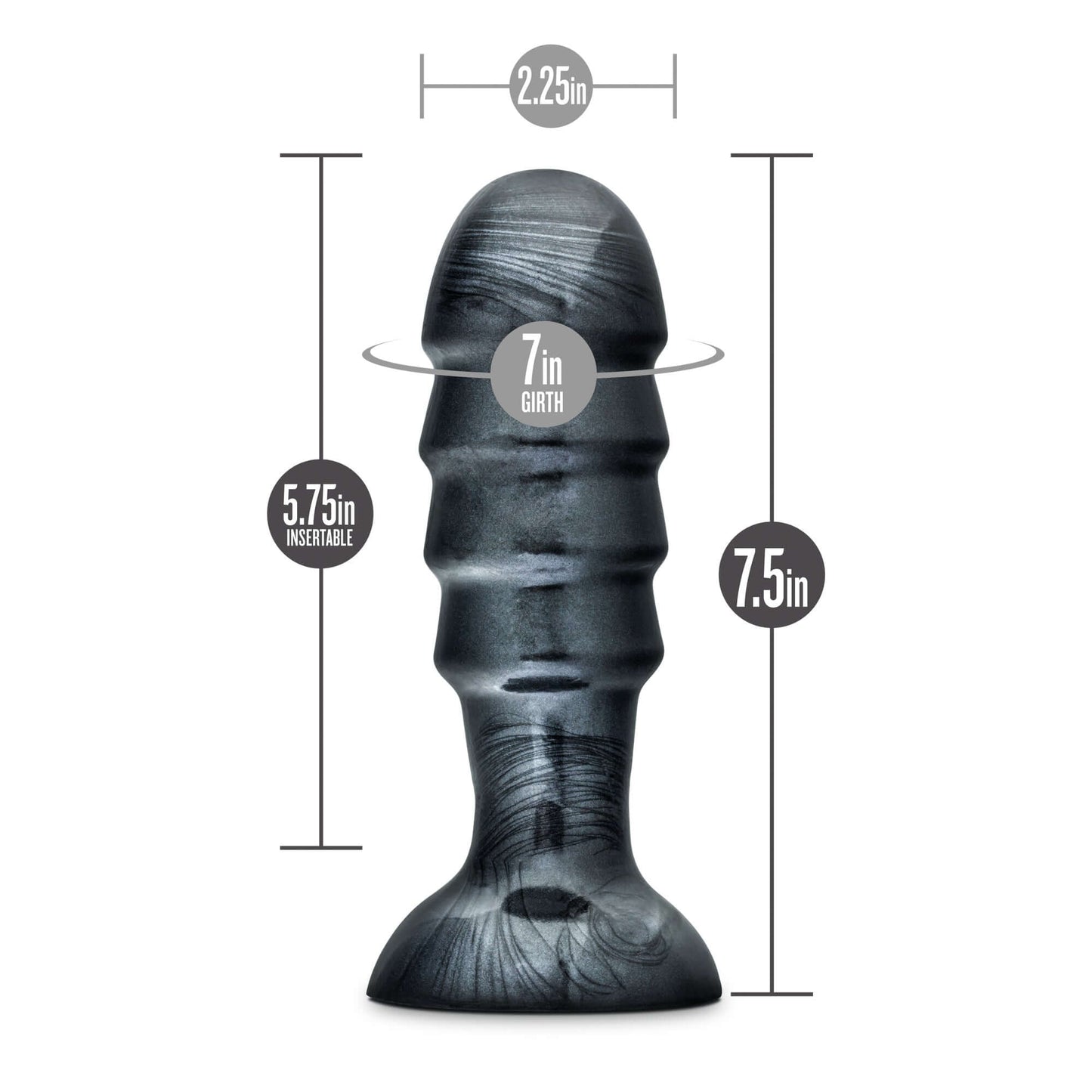 Jet - Bruiser - Carbon Metallic Black | Blush | BL-15835 | 855215007425 from EdgingWarehouse.com and EroticWarehouse.com where we sell the best adult sex toys and fleshlight type strokers for masturbation, edging and gooning and other adult health and sex