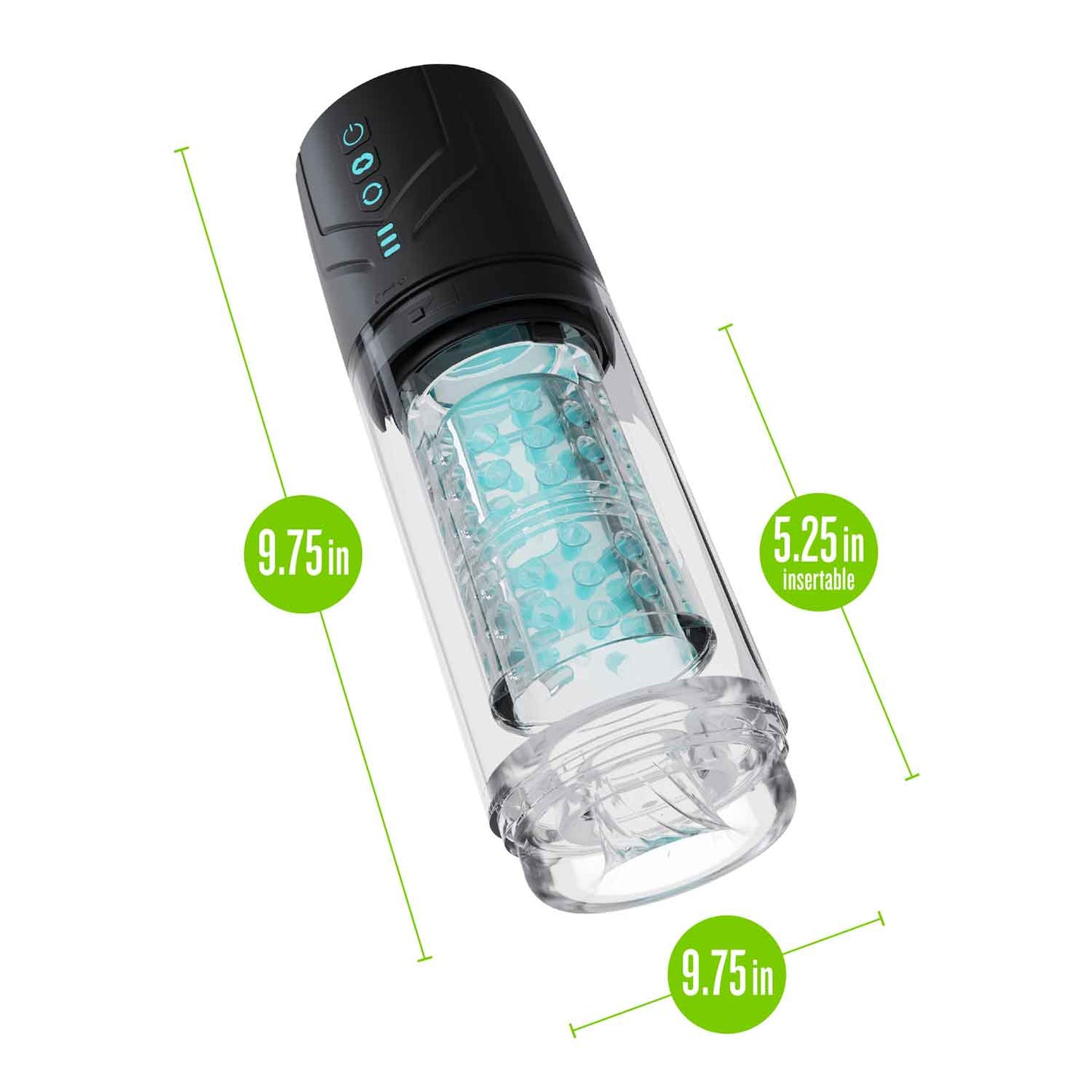 M for Men - Whirlwind Pro - Black BL-87605 810138370476 from EdgingWarehouse.com where we sell the best male sex toys and fleshlight type strokers for masturbation, edging and gooning and other men's health and sexual wellness items.