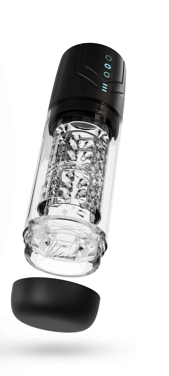 M for Men - Whirlwind Pro - Black BL-87605 810138370476 from EdgingWarehouse.com where we sell the best male sex toys and fleshlight type strokers for masturbation, edging and gooning and other men's health and sexual wellness items.