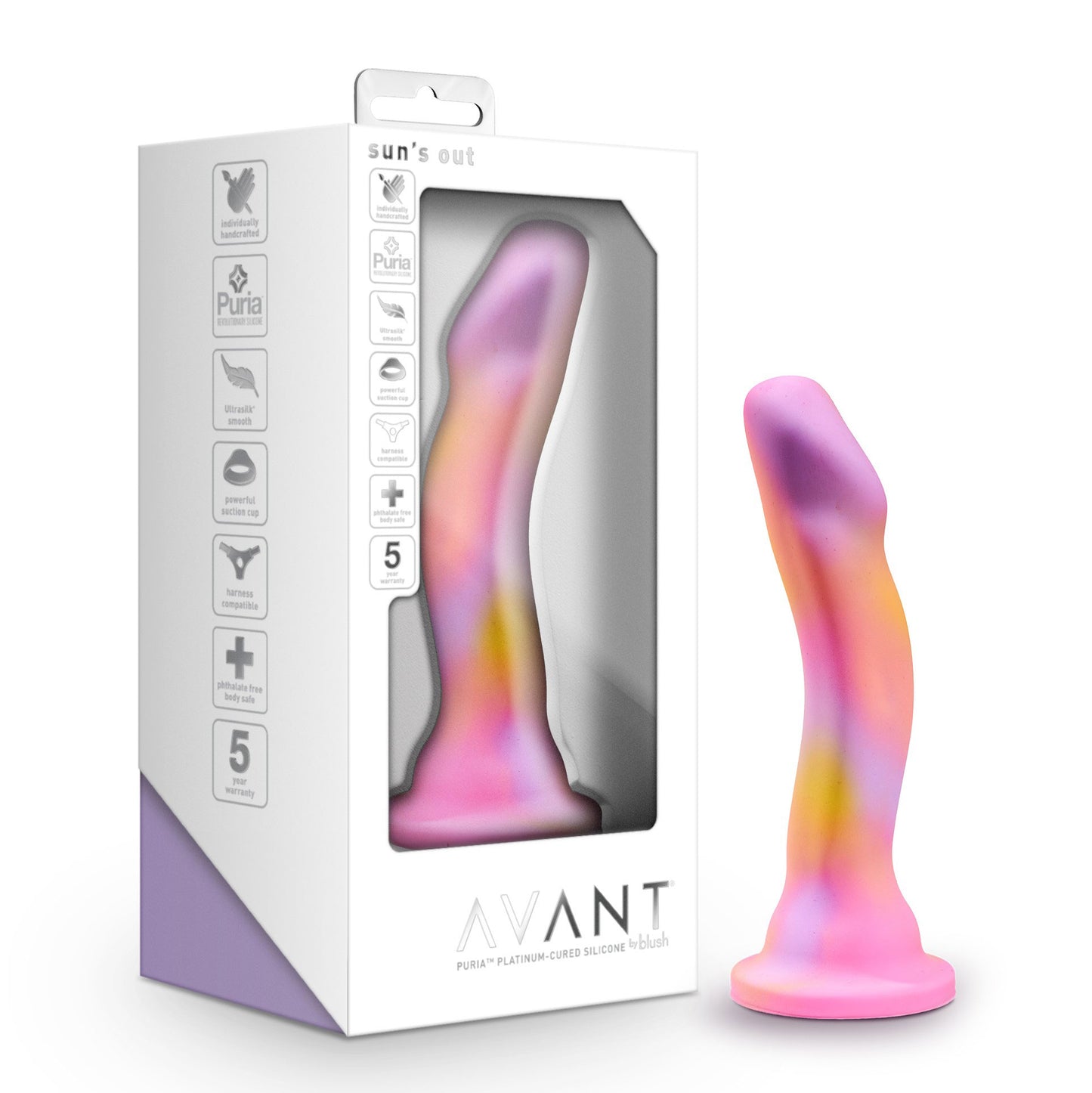 Avant - Sun's Out - Pink BL-88360 819835029144 from EdgingWarehouse.com where we sell the best male sex toys and fleshlight type strokers for masturbation, edging and gooning and other men's health and sexual wellness items.