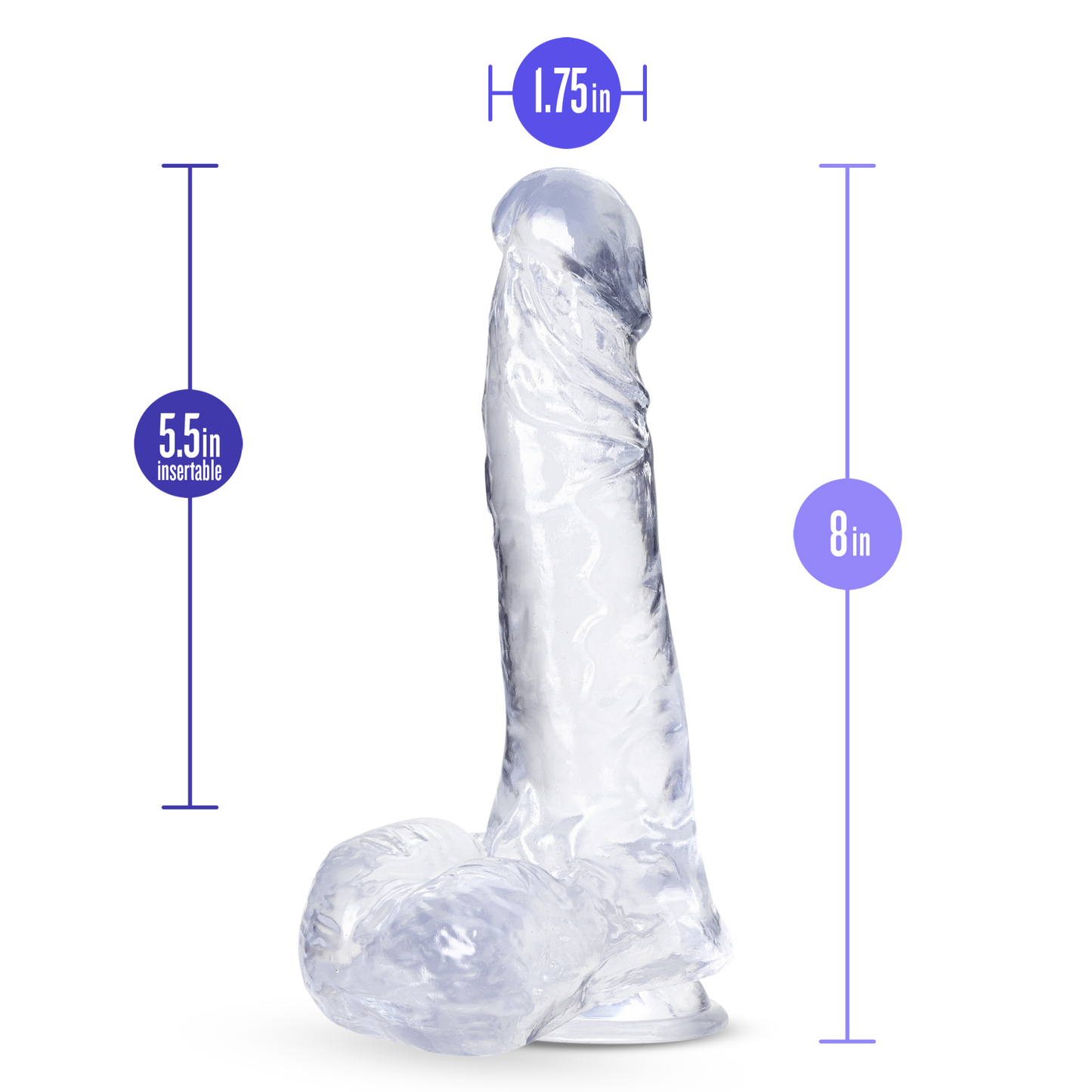 B Yours Plus - Ram n' Jam - Clear BL-88819 819835028093 from EdgingWarehouse.com where we sell the best male sex toys and fleshlight type strokers for masturbation, edging and gooning and other men's health and sexual wellness items.