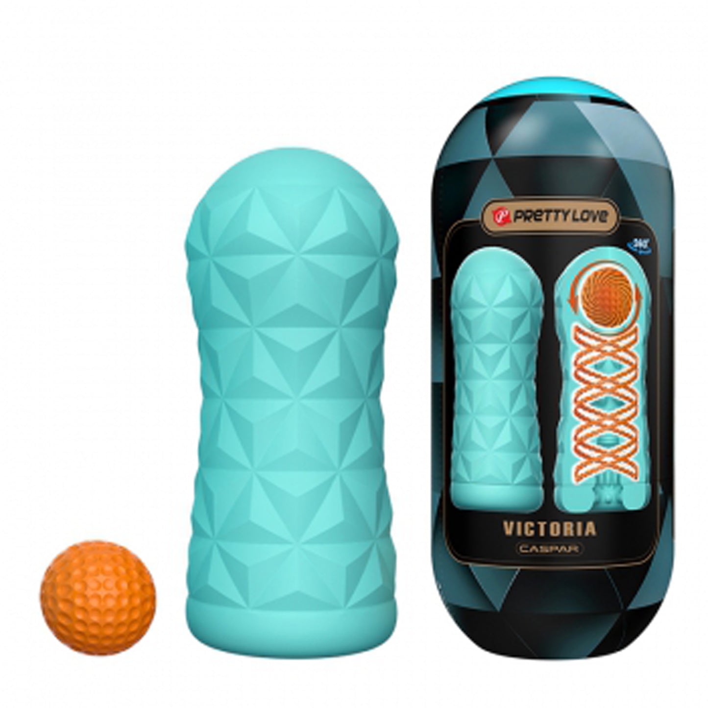 Victoria Masturbator - Blue BM-009229T6-3 6959532335415 from EdgingWarehouse.com where we sell the best male sex toys and fleshlight type strokers for masturbation, edging and gooning and other men's health and sexual wellness items.