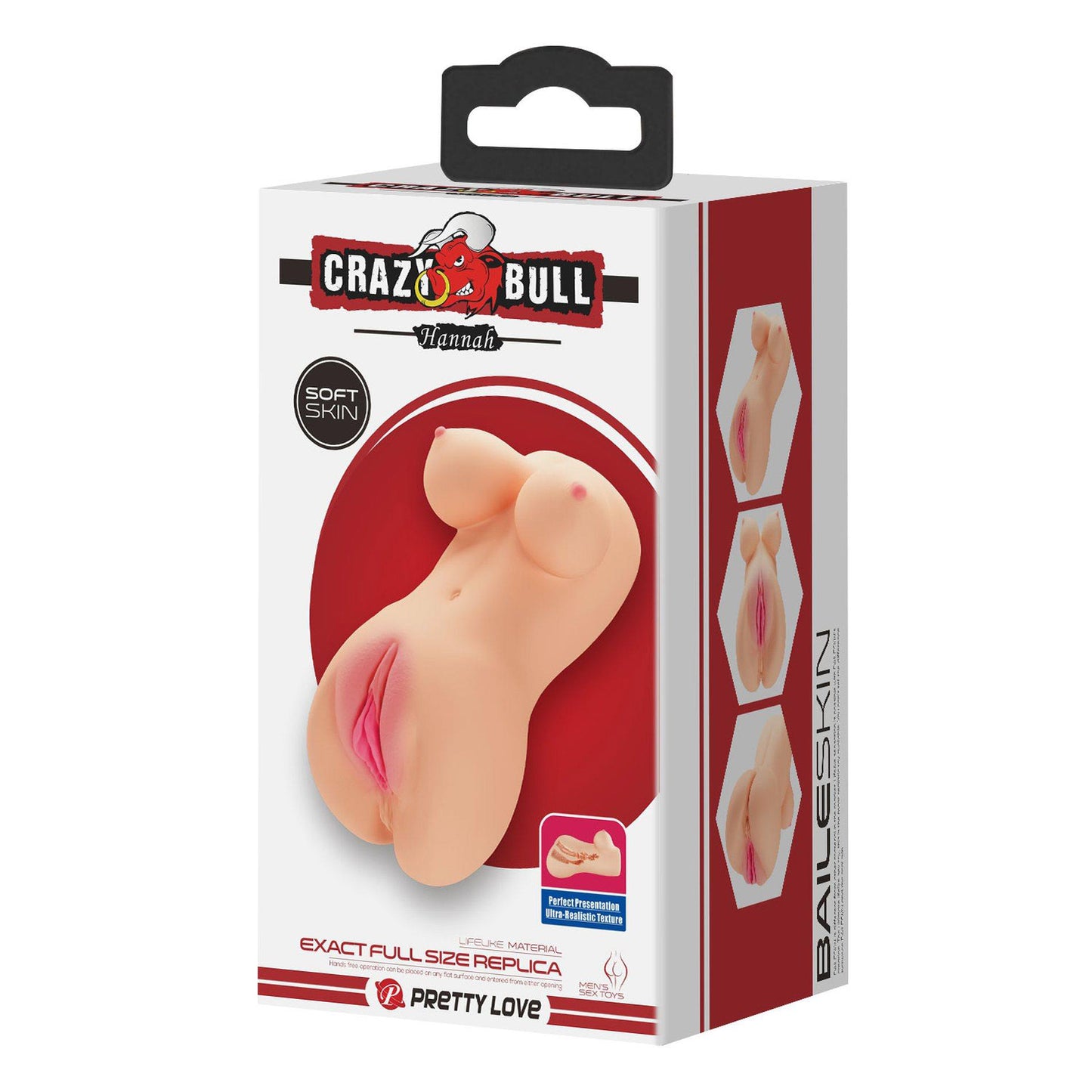 Hannah the Realistic Vagina Masturbator - Light BM-009247N 6959532329278 from EdgingWarehouse.com where we sell the best male sex toys and fleshlight type strokers for masturbation, edging and gooning and other men's health and sexual wellness items.