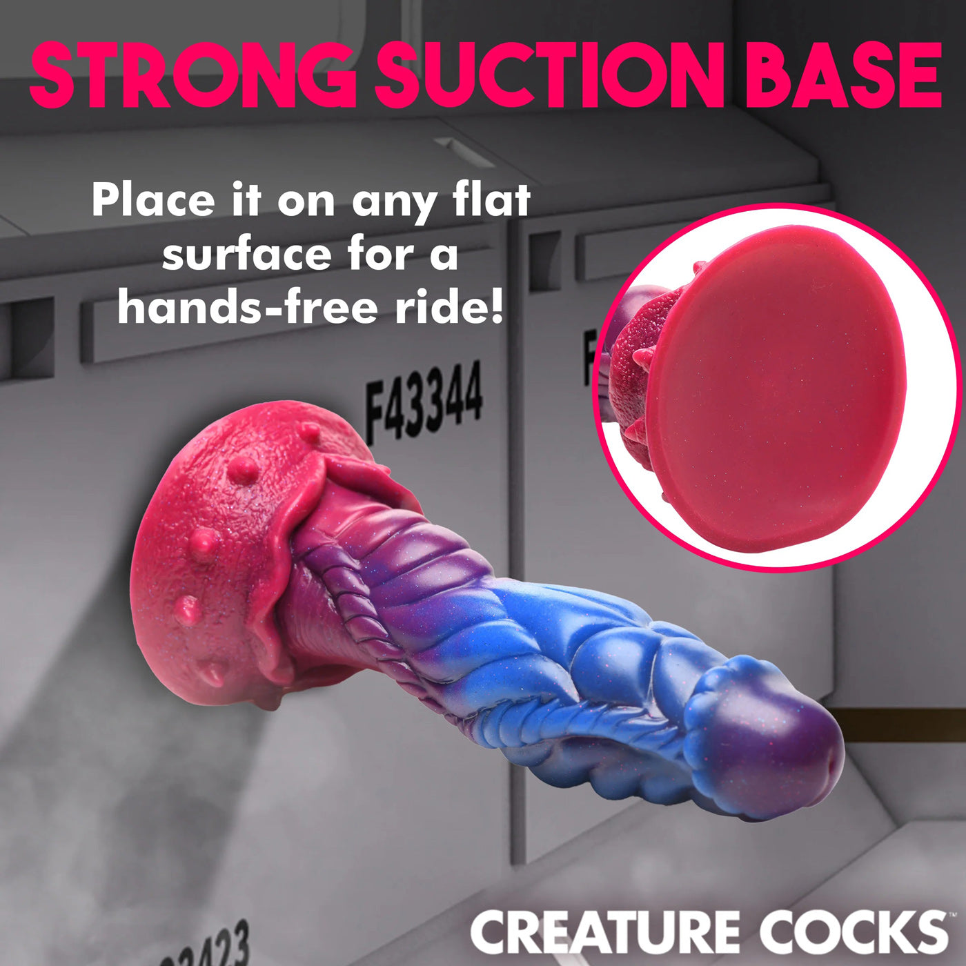 Intruder Alien Silicone Dildo CC-AH225 848518052469 from EdgingWarehouse.com where we sell the best male sex toys and fleshlight type strokers for masturbation, edging and gooning and other men's health and sexual wellness items.