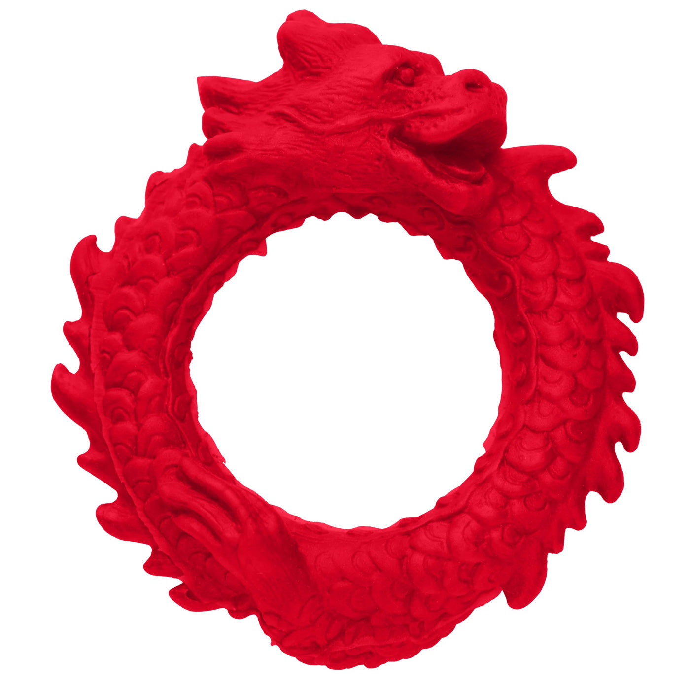 Rise of the Dragon Silicone Cock Ring - Red CC-AH296 848518053305 from EdgingWarehouse.com where we sell the best male sex toys and fleshlight type strokers for masturbation, edging and gooning and other men's health and sexual wellness items.