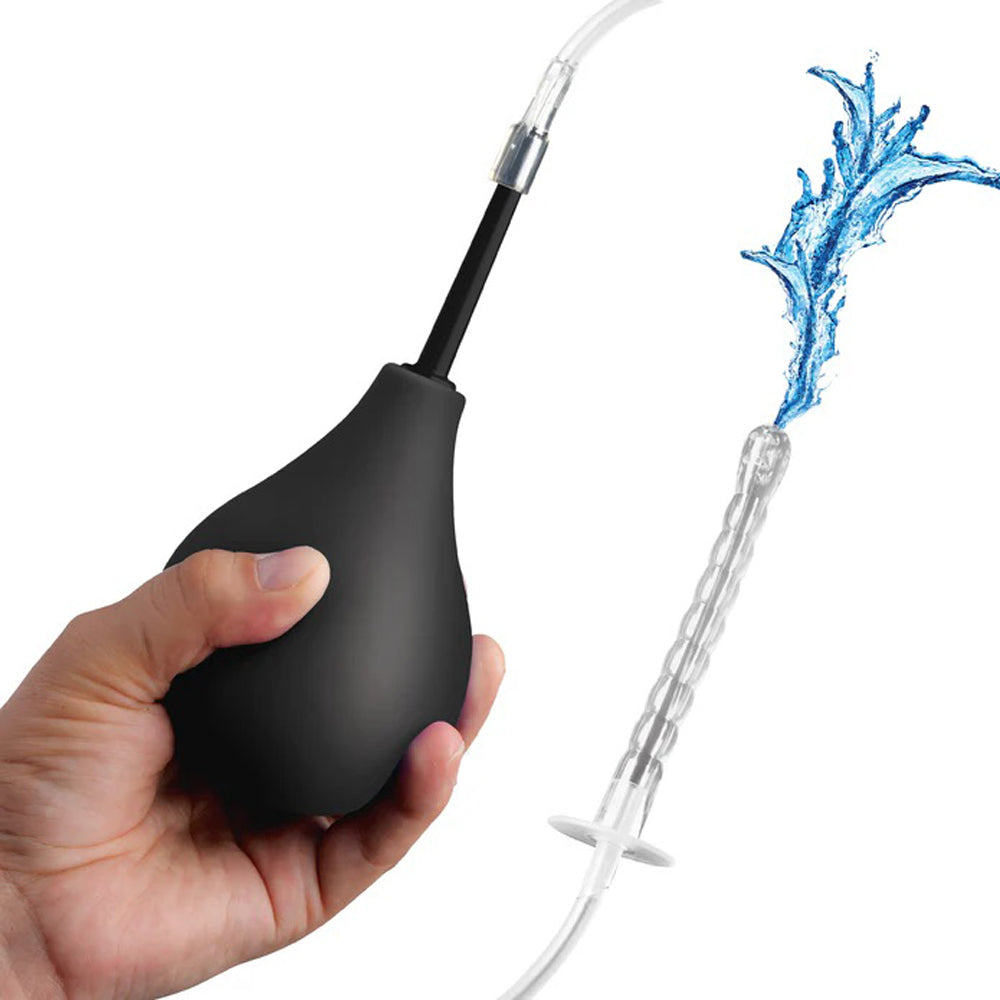 Silicone Enema Bulb Kit by XR Brands 848518054005 available at EroticWarehouse.com