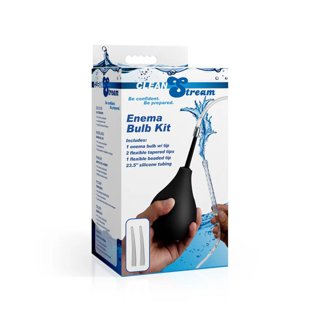 Silicone Enema Bulb Kit by XR Brands 848518054005 available at EroticWarehouse.com