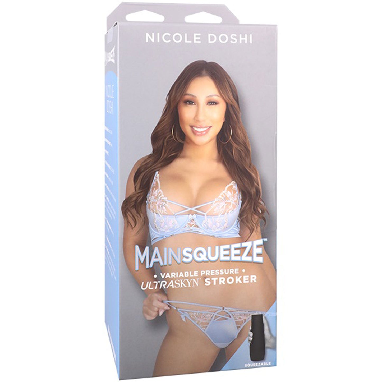 Main Squeeze Nicole Doshi Pussy Stroker DJ5200-66-BX 782421086916 from EdgingWarehouse.com where we sell the best male sex toys and fleshlight type strokers for masturbation, edging and gooning and other men's health and sexual wellness items.