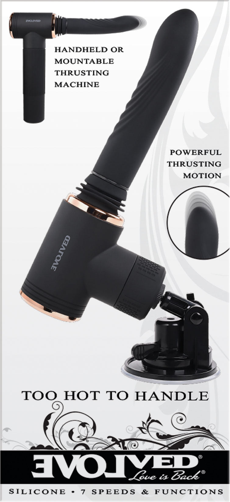 Too Hot to Handle - Black EN-RS-9390-2 844477019390 from EdgingWarehouse.com where we sell the best male sex toys and fleshlight type strokers for masturbation, edging and gooning and other men's health and sexual wellness items.