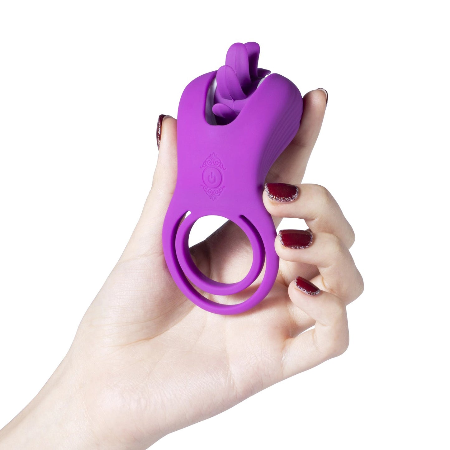 Roxy - Tongue Clit Licker and Cock Ring - Purple H-CR-07-928PU 710022363907 from EdgingWarehouse.com where we sell the best male sex toys and fleshlight type strokers for masturbation, edging and gooning and other men's health and sexual wellness items.