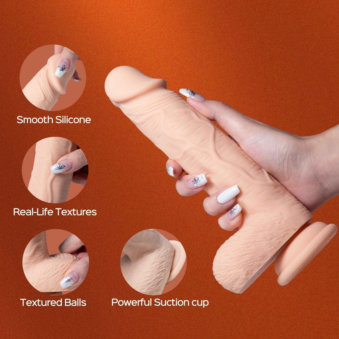 Paxton-App Controlled 7.5" Realistic Thrusting Penetrator Dildo H-DD-12-916FL-8.5 710022363853 from EdgingWarehouse.com where we sell the best male sex toys and fleshlight type strokers for masturbation, edging and gooning and other men's health and sexua