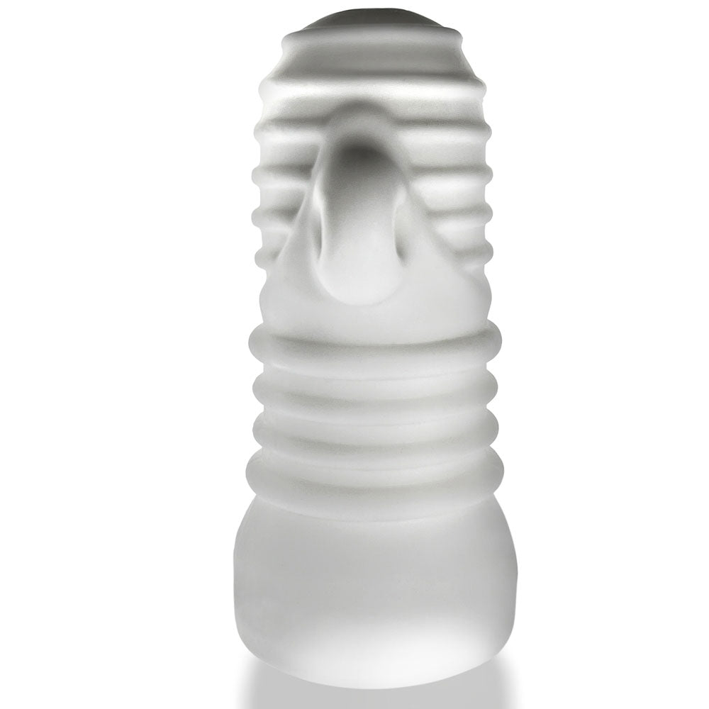 Jackt Stroker - White Ice HUJ-140-WHTICE 840215121295 from EdgingWarehouse.com where we sell the best male sex toys and fleshlight type strokers for masturbation, edging and gooning and other men's health and sexual wellness items.