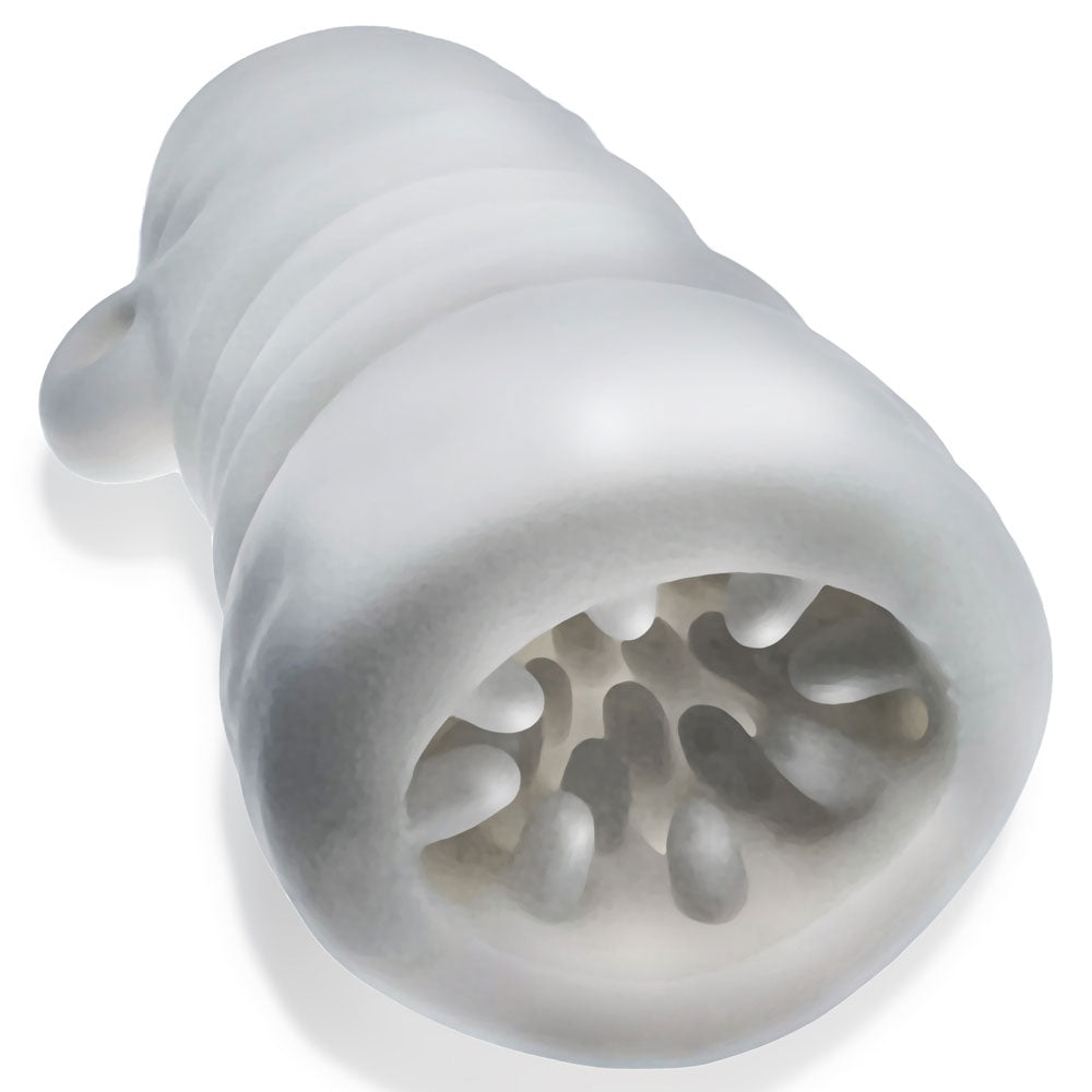 Jackt Stroker - White Ice HUJ-140-WHTICE 840215121295 from EdgingWarehouse.com where we sell the best male sex toys and fleshlight type strokers for masturbation, edging and gooning and other men's health and sexual wellness items.