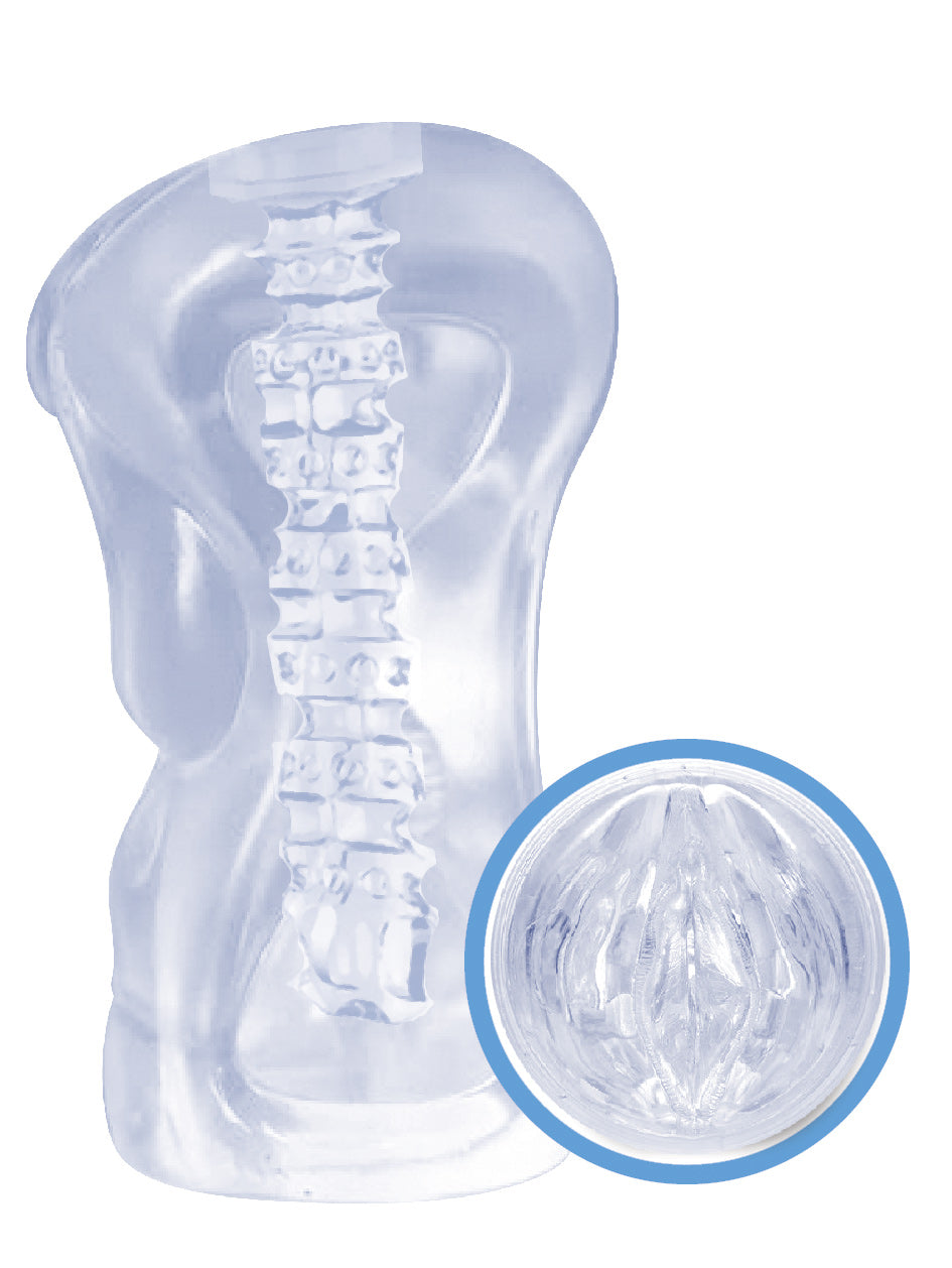 Jack-It Frost Stroker - Curves IC3102 847841031028 from EdgingWarehouse.com where we sell the best male sex toys and fleshlight type strokers for masturbation, edging and gooning and other men's health and sexual wellness items.
