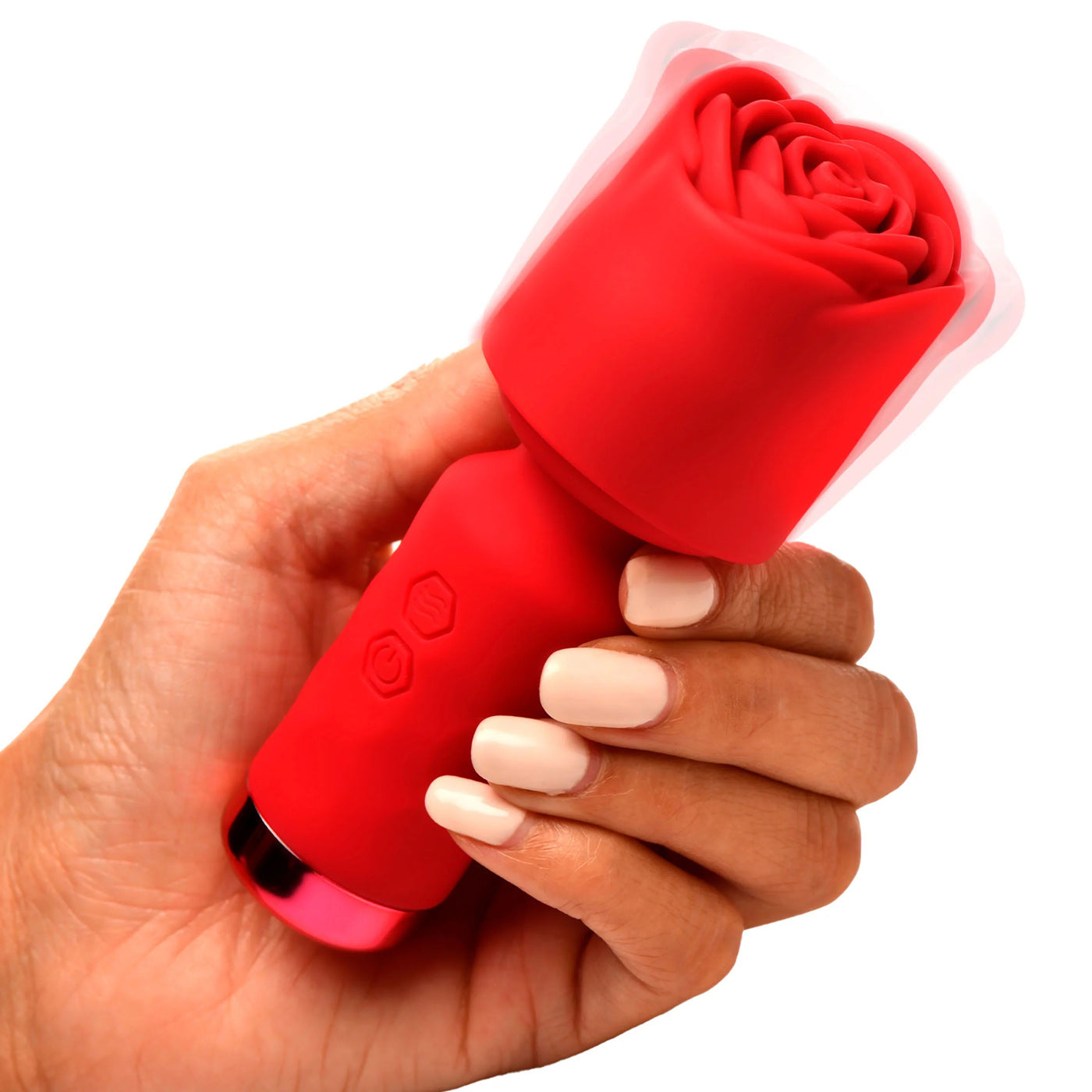 Pleasure Rose-Petite Mini Silicone Rose Wand - Red INM-AH339 848518053886 from EdgingWarehouse.com where we sell the best male sex toys and fleshlight type strokers for masturbation, edging and gooning and other men's health and sexual wellness items.