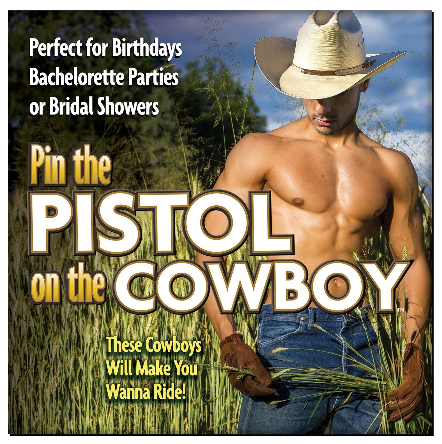 Pin the Pistol on the Cowboy | Little Genie | LG-BG052 | 685634101592 from EdgingWarehouse.com and EroticWarehouse.com where we sell the best adult sex toys and fleshlight type strokers for masturbation, edging and gooning and other adult health and sexua