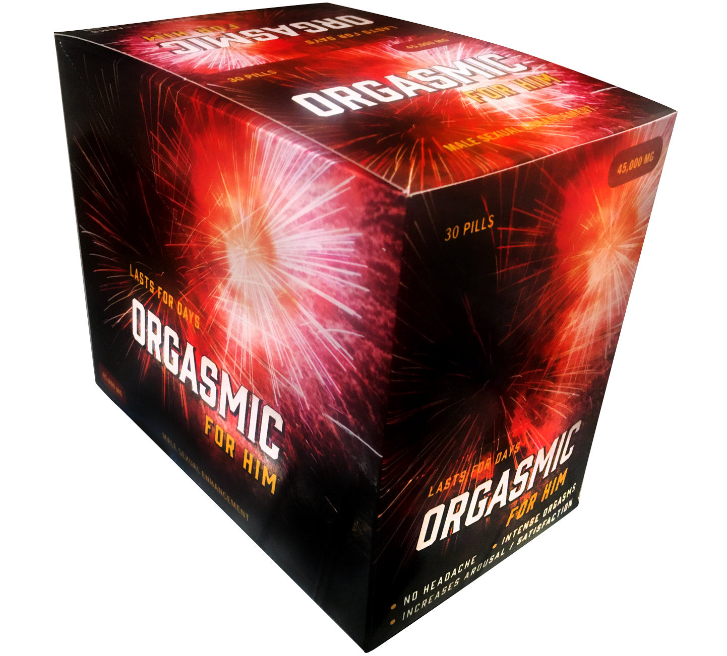 Orgasmic for Him 30 Pill Box OMS750-B 675799375020 from EdgingWarehouse.com where we sell the best male sex toys and fleshlight type strokers for masturbation, edging and gooning and other men's health and sexual wellness items.