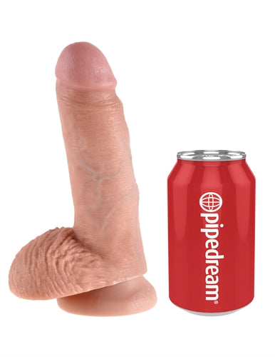 King Cock 7-Inch Cock With Balls - Flesh PD5506-21 603912350159 from EdgingWarehouse.com where we sell the best male sex toys and fleshlight type strokers for masturbation, edging and gooning and other men's health and sexual wellness items.