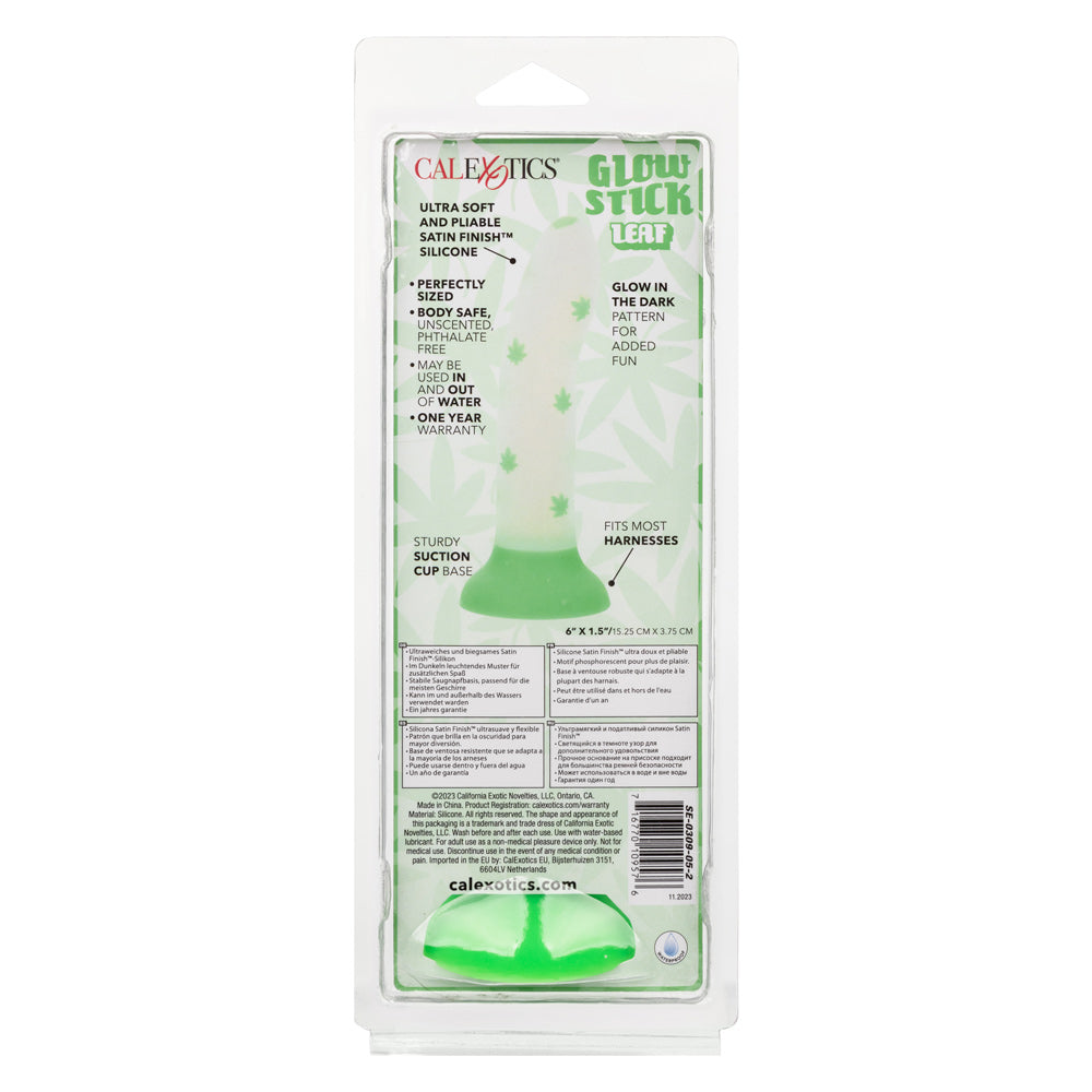 Glow Stick Leaf - Green SE0309052 716770109576 from EdgingWarehouse.com where we sell the best male sex toys and fleshlight type strokers for masturbation, edging and gooning and other men's health and sexual wellness items.