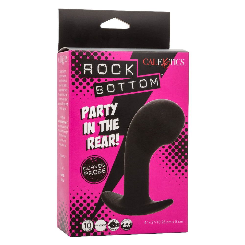 Rock Bottom Curved Probe - Black SE0835103 716770108647 from EdgingWarehouse.com where we sell the best male sex toys and fleshlight type strokers for masturbation, edging and gooning and other men's health and sexual wellness items.