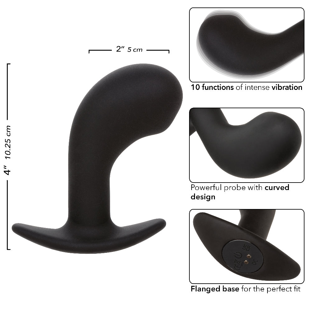 Rock Bottom Curved Probe - Black SE0835103 716770108647 from EdgingWarehouse.com where we sell the best male sex toys and fleshlight type strokers for masturbation, edging and gooning and other men's health and sexual wellness items.