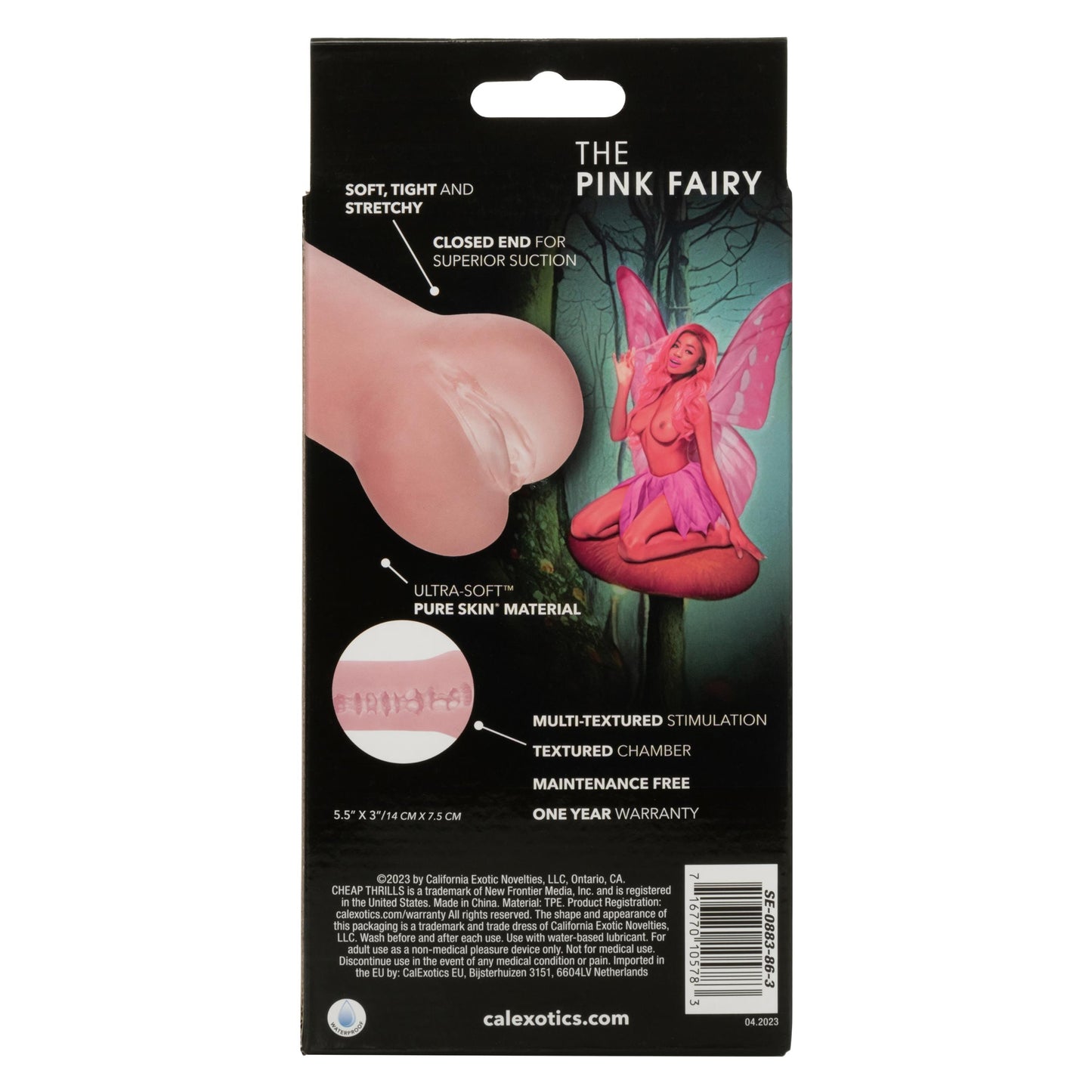 Cheap Thrills - the Pink Fairy - Pink SE0883863 716770105783 from EdgingWarehouse.com where we sell the best male sex toys and fleshlight type strokers for masturbation, edging and gooning and other men's health and sexual wellness items.