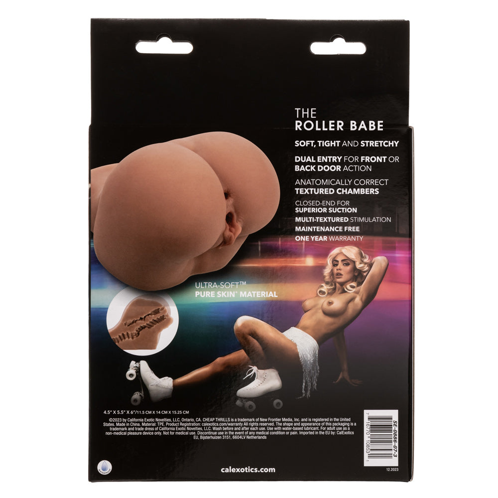 Cheap Thrills the Roller Babe SE0886073 716770108531 from EdgingWarehouse.com where we sell the best male sex toys and fleshlight type strokers for masturbation, edging and gooning and other men's health and sexual wellness items.