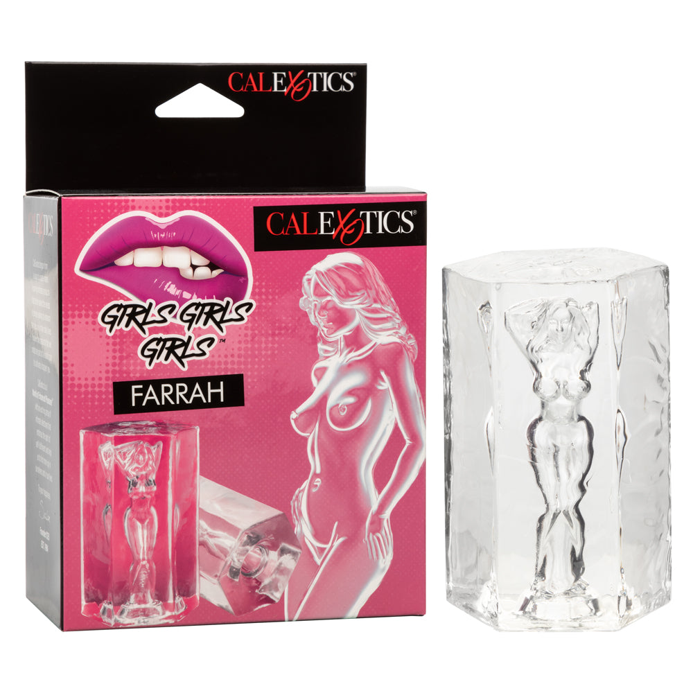 Girls Girls Girls - Farrah - Clear SE0892103 716770108791 from EdgingWarehouse.com where we sell the best male sex toys and fleshlight type strokers for masturbation, edging and gooning and other men's health and sexual wellness items.