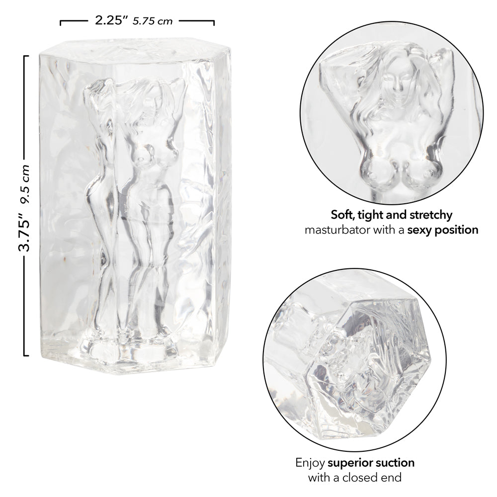 Girls Girls Girls - Farrah - Clear SE0892103 716770108791 from EdgingWarehouse.com where we sell the best male sex toys and fleshlight type strokers for masturbation, edging and gooning and other men's health and sexual wellness items.