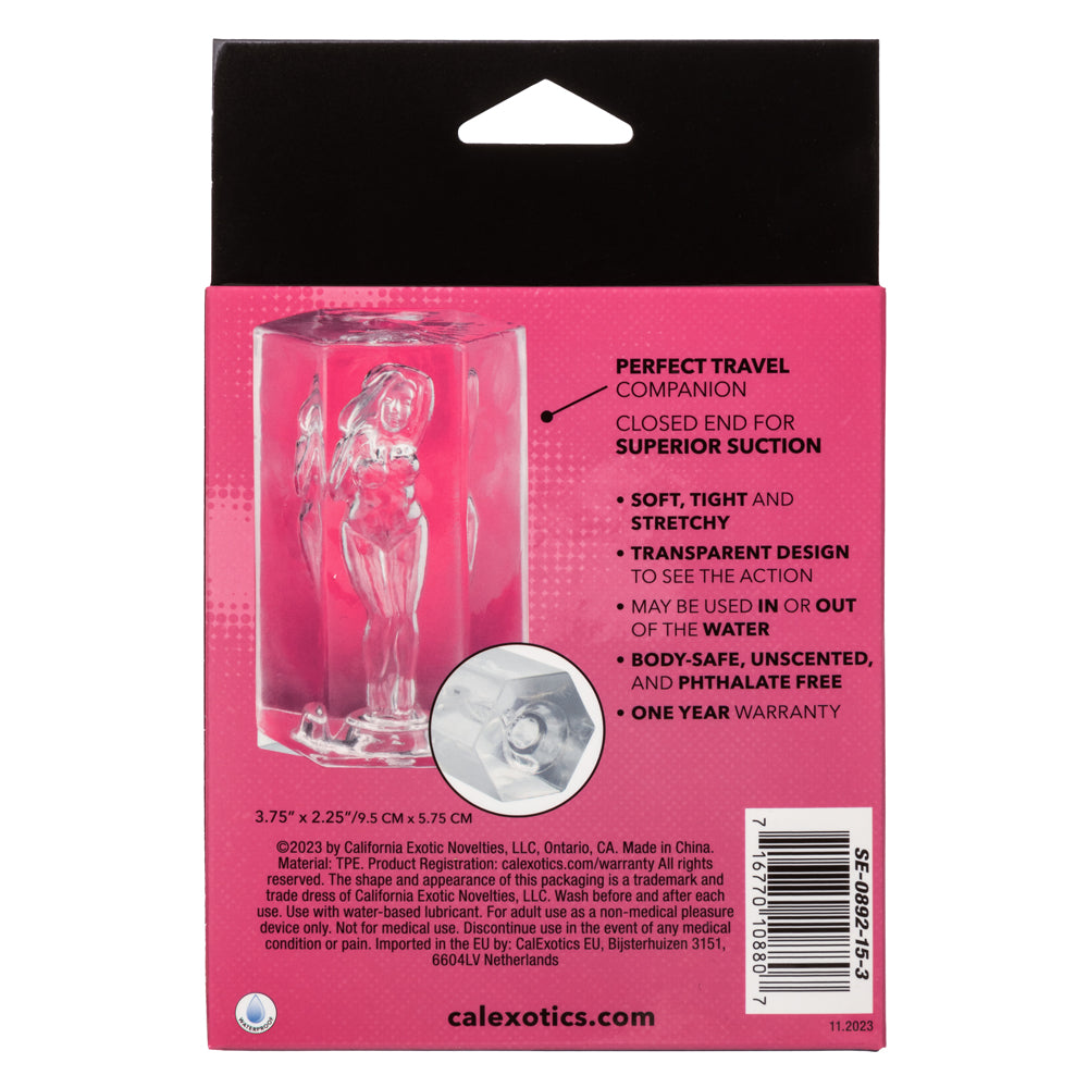 Girls Girls Girls - Olivia - Clear SE0892153 716770108807 from EdgingWarehouse.com where we sell the best male sex toys and fleshlight type strokers for masturbation, edging and gooning and other men's health and sexual wellness items.