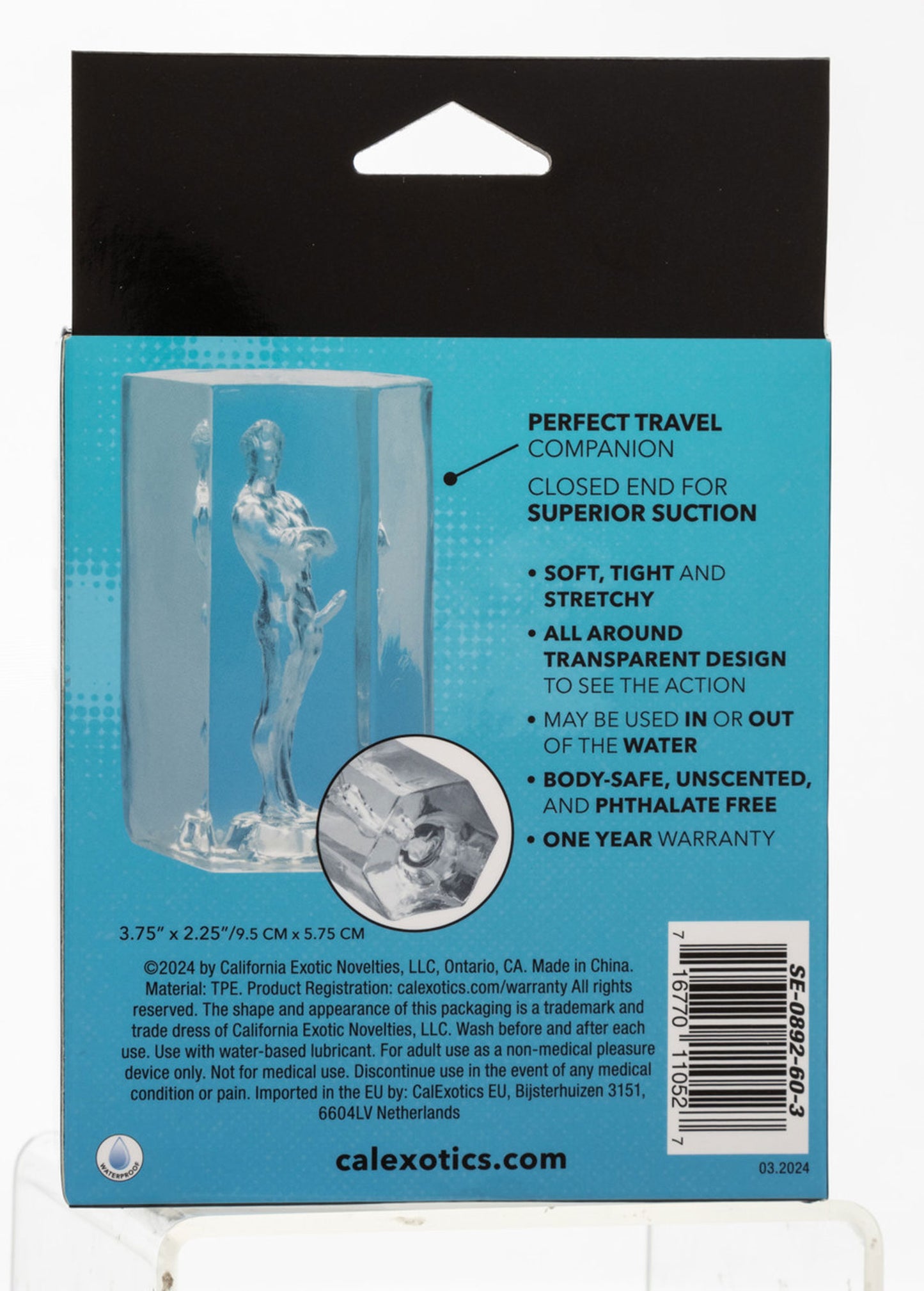 Guys Guys Guys David - Clear SE0892603 716770110527 from EdgingWarehouse.com where we sell the best male sex toys and fleshlight type strokers for masturbation, edging and gooning and other men's health and sexual wellness items.