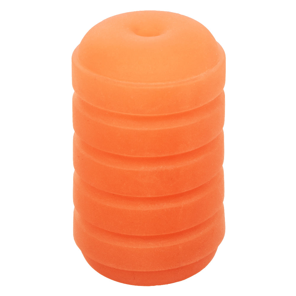 Pop Sock Ribbed - Orange SE0936253 716770108852 from EdgingWarehouse.com where we sell the best male sex toys and fleshlight type strokers for masturbation, edging and gooning and other men's health and sexual wellness items.