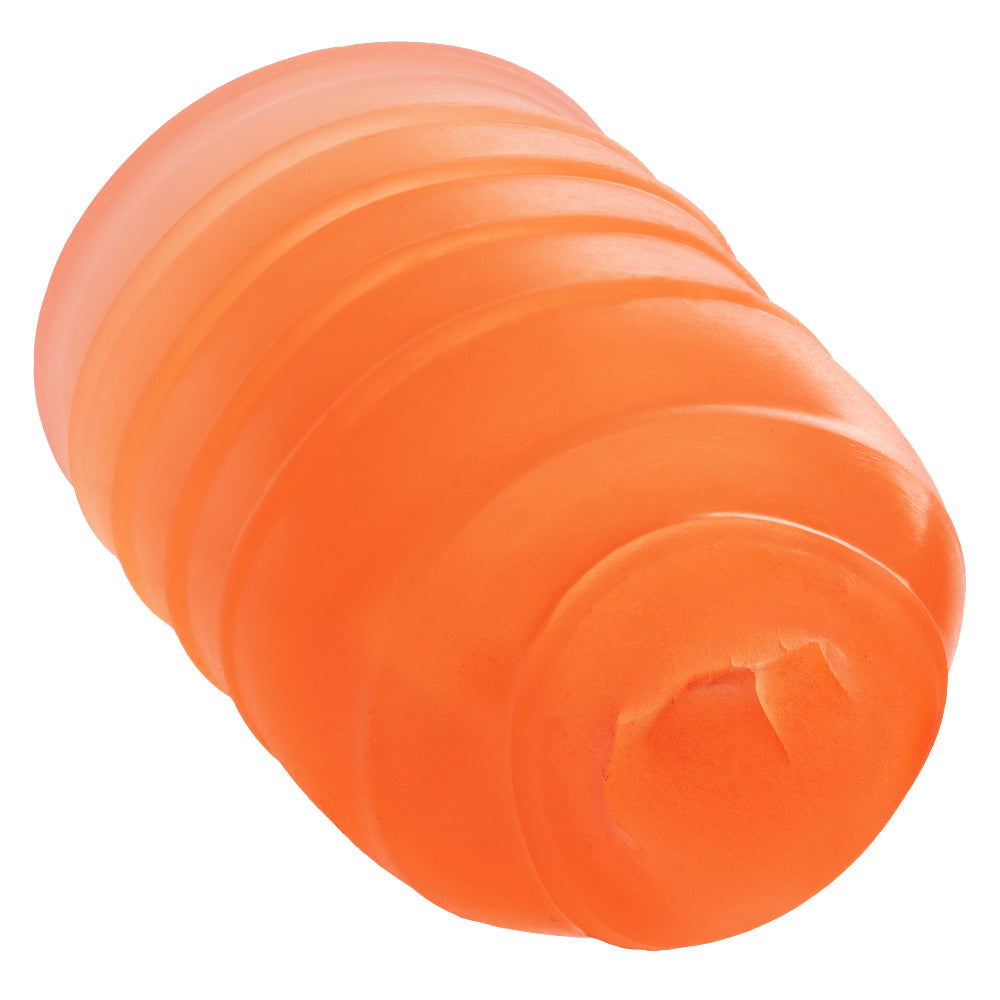 Pop Sock Ribbed - Orange SE0936253 716770108852 from EdgingWarehouse.com where we sell the best male sex toys and fleshlight type strokers for masturbation, edging and gooning and other men's health and sexual wellness items.