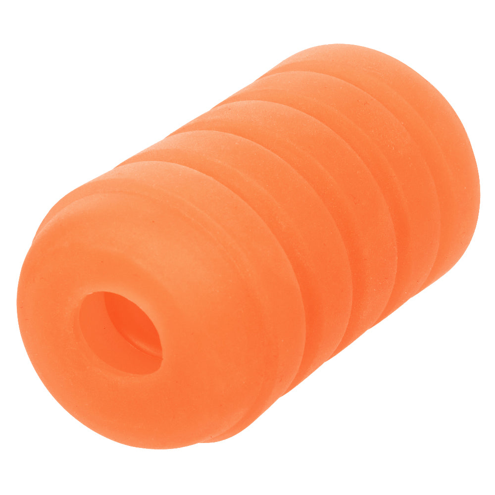 Pop Sock Ribbed - Orange SE0936253 716770108852 from EdgingWarehouse.com where we sell the best male sex toys and fleshlight type strokers for masturbation, edging and gooning and other men's health and sexual wellness items.