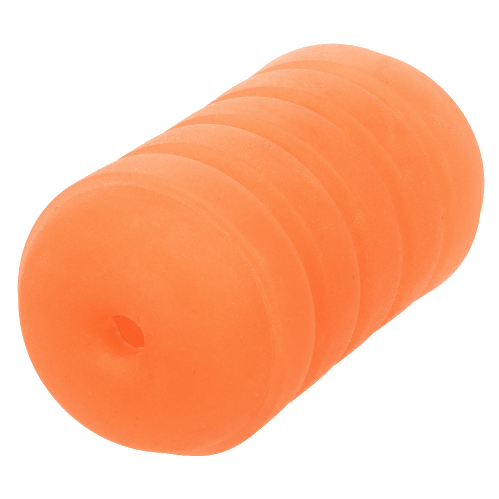 Pop Sock Ribbed - Orange SE0936253 716770108852 from EdgingWarehouse.com where we sell the best male sex toys and fleshlight type strokers for masturbation, edging and gooning and other men's health and sexual wellness items.