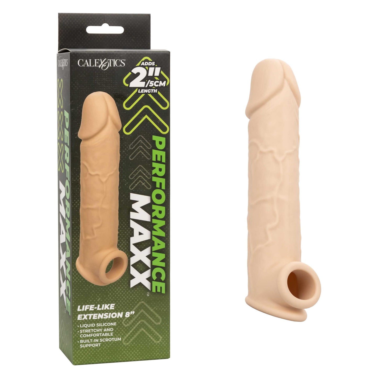 Performance Maxx Life-Like Extension 8 Inch - Ivory SE1633153 716770101938 from EdgingWarehouse.com where we sell the best male sex toys and fleshlight type strokers for masturbation, edging and gooning and other men's health and sexual wellness items.