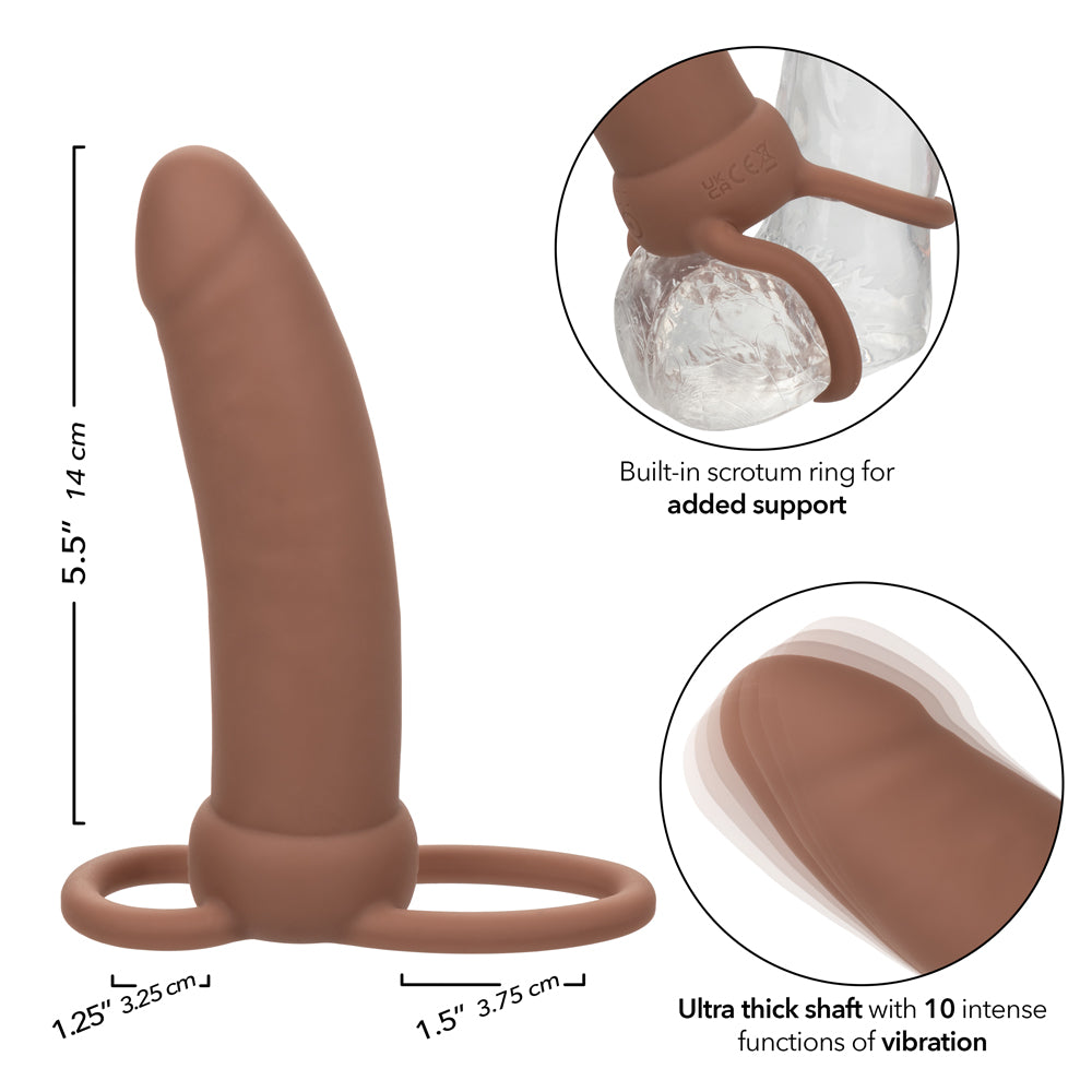 Performance Maxx Rechargeable Thick Dual Penetrator - Brown SE1634013 716770109309 from EdgingWarehouse.com where we sell the best male sex toys and fleshlight type strokers for masturbation, edging and gooning and other men's health and sexual wellness i