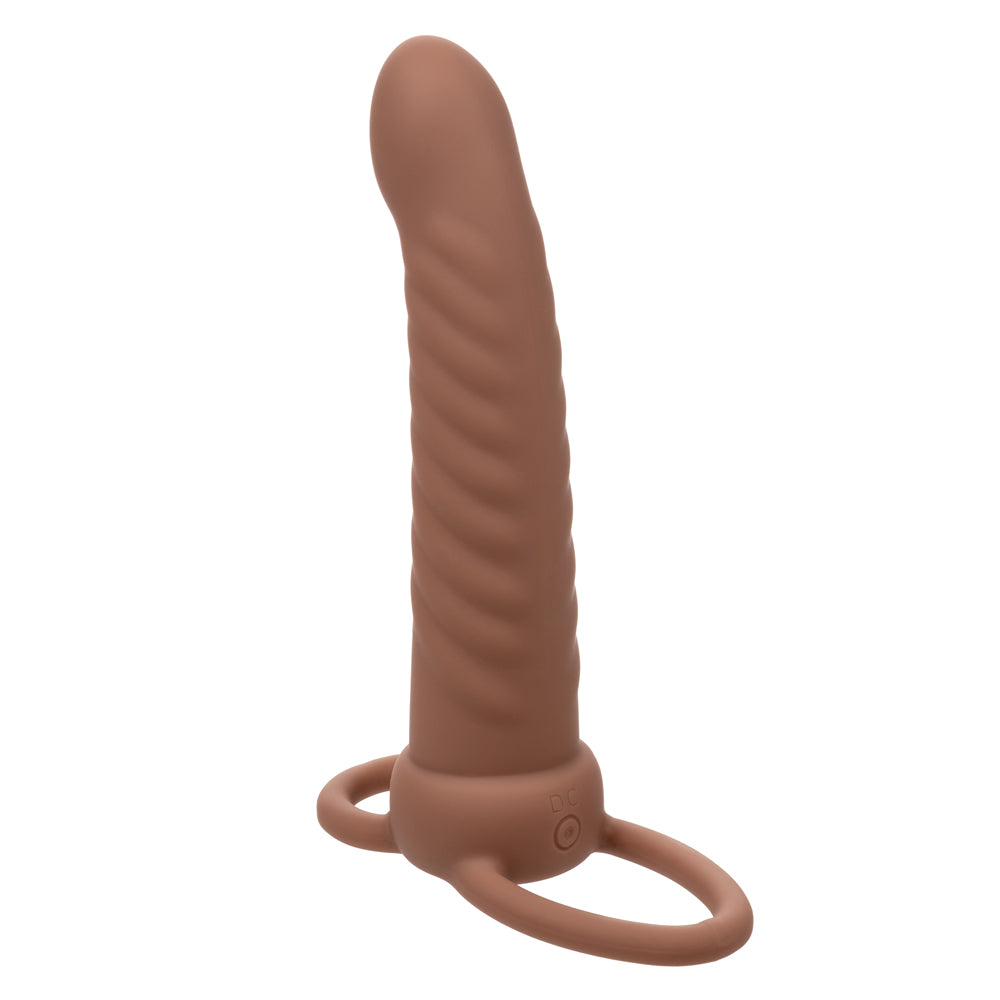 Performance Maxx Rechargeable Ribbed Dual Penetrator - Brown SE1634113 716770109323 from EdgingWarehouse.com where we sell the best male sex toys and fleshlight type strokers for masturbation, edging and gooning and other men's health and sexual wellness
