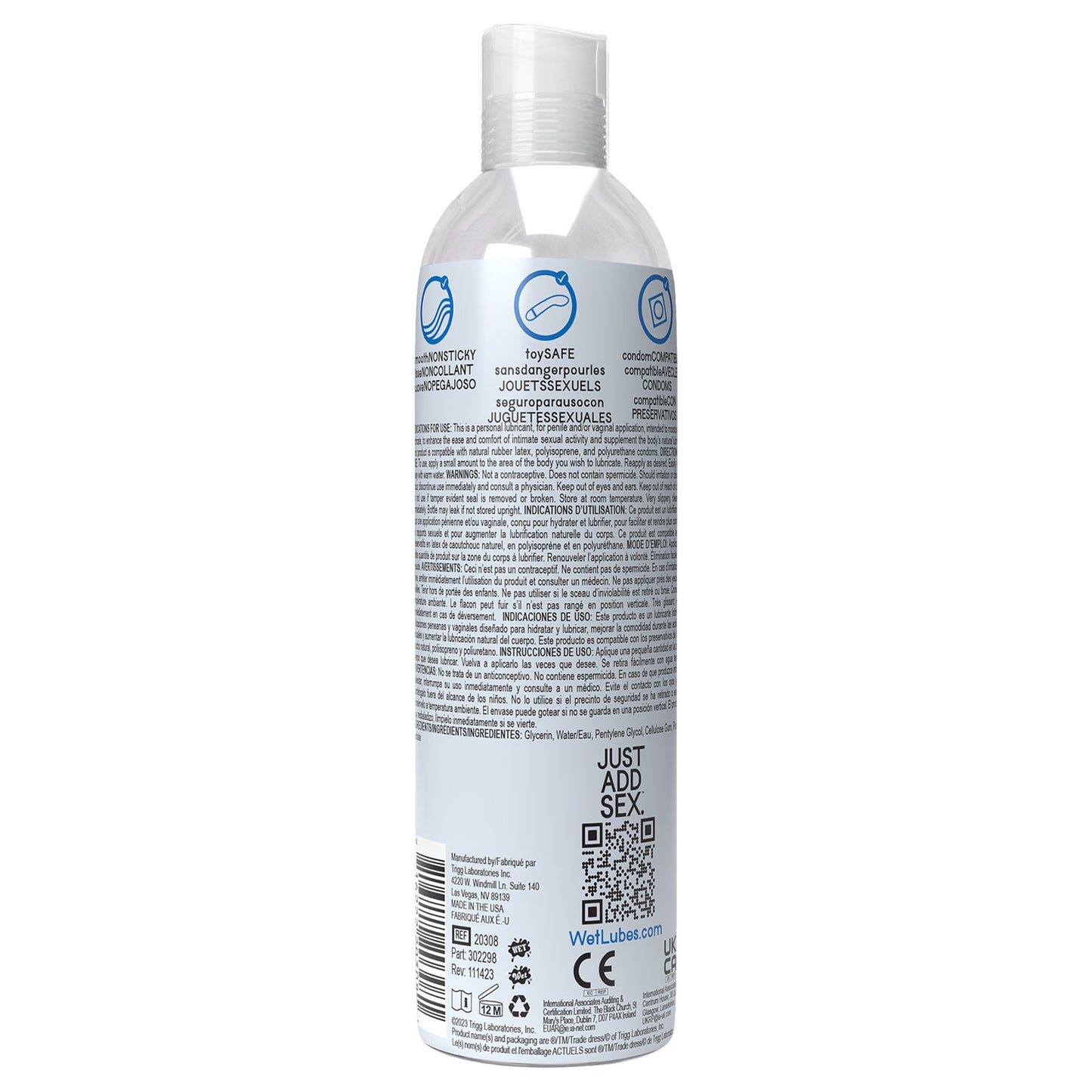 Wet Water - Luxury Waterbased Lubricant 4 Oz WT20308 716222203081 from EdgingWarehouse.com where we sell the best male sex toys and fleshlight type strokers for masturbation, edging and gooning and other men's health and sexual wellness items.