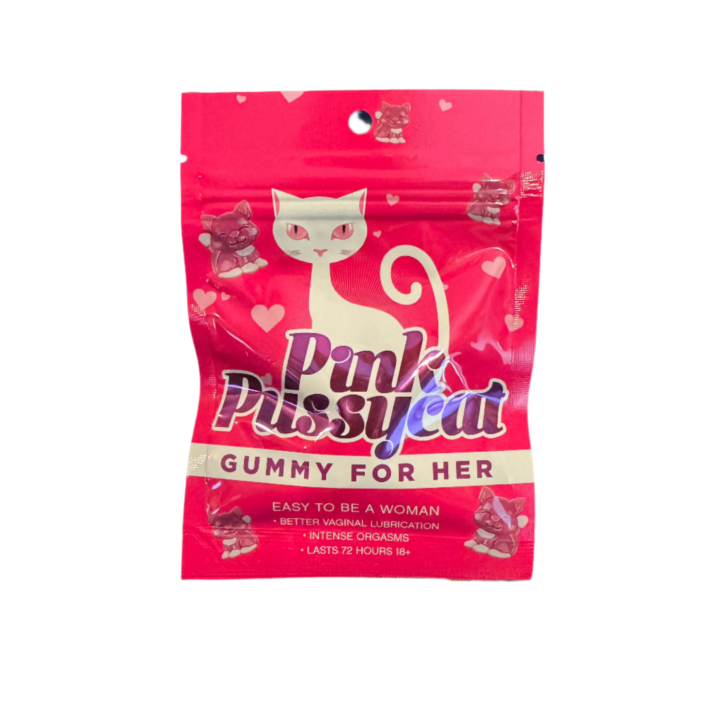 Pink Pussycat Sexual Enhancement Gummies For Her - 24 Pack
