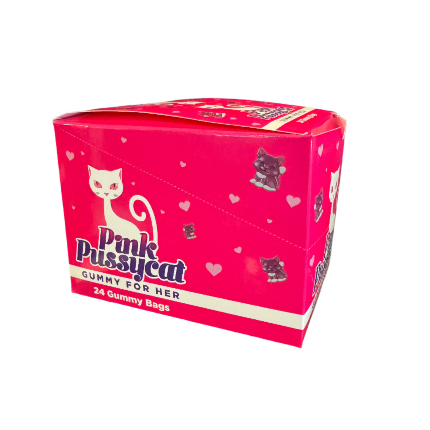 Pink Pussycat Sexual Enhancement Gummies For Her - 24 Pack