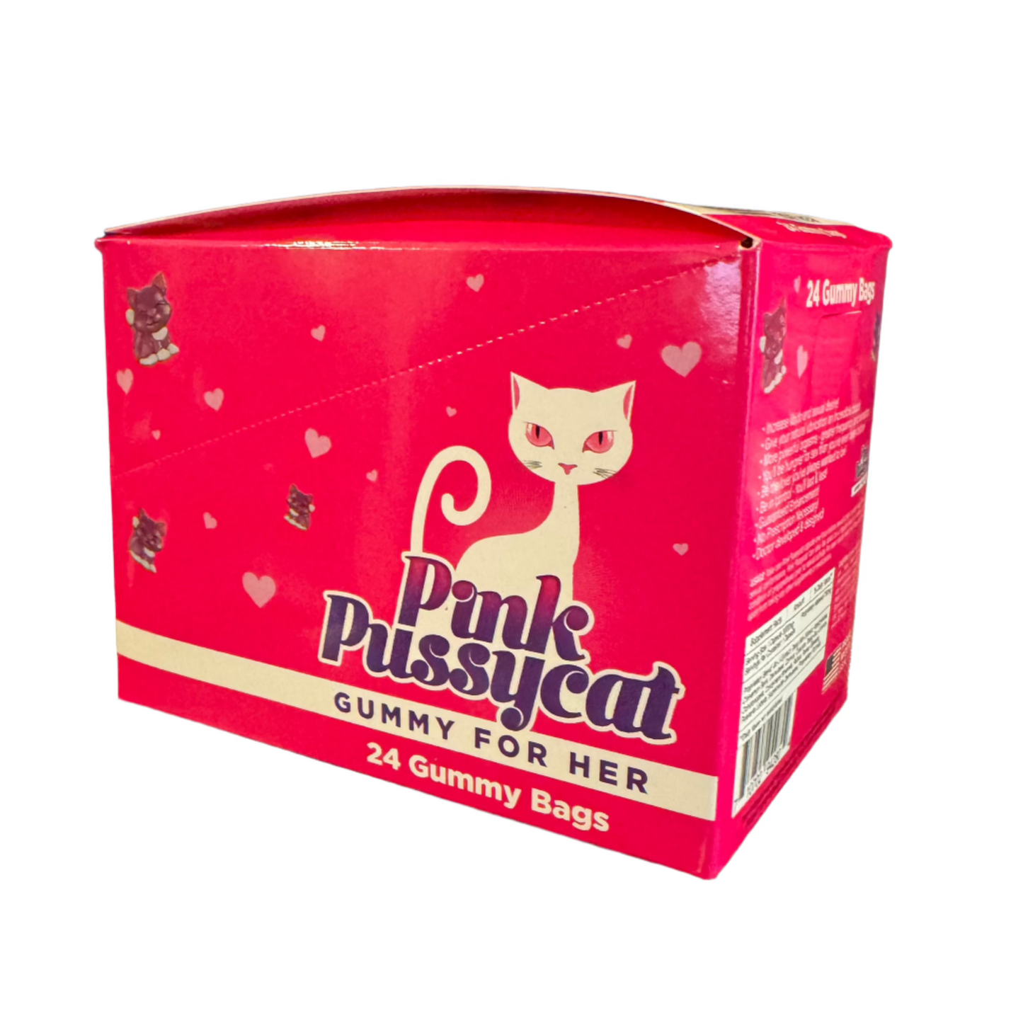 Pink Pussycat Sexual Enhancement Gummies For Her - 24 Pack