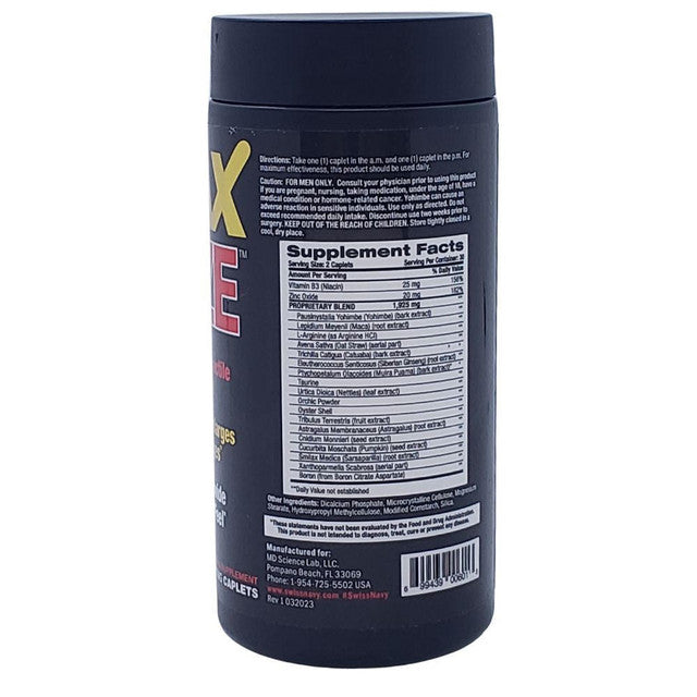 Max Size - 60 Count Bottle by Swiss Navy MD-MS601E 699439006013 from EdgingWarehouse.com where we sell the best male sex toys and fleshlight type strokers for masturbation, edging and gooning and other men's health and sexual wellness items.