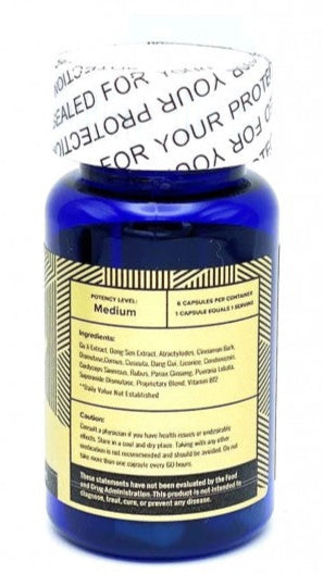 Rhino 14k Gold Male Enhancement Capsule - 6 Count Bottle PN-14KGLD6CT 669002694145 from EdgingWarehouse.com where we sell the best male sex toys and fleshlight type strokers for masturbation, edging and gooning and other men's health and sexual wellness i
