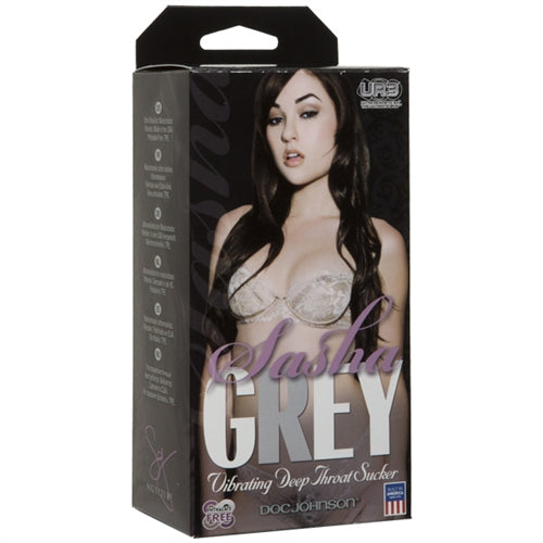 Sasha Grey Celebrity Vibrating Deep Throat Ultraskyn Sucker | DJ5410-06