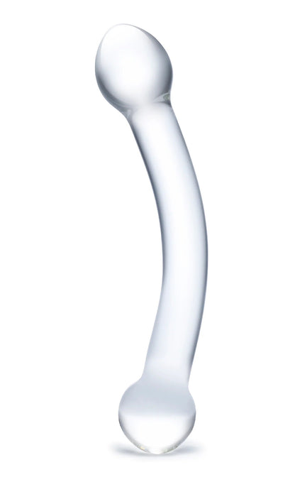 7 Inch Curved Glass G-Spot And Prostate Stimulator | GLAS-138