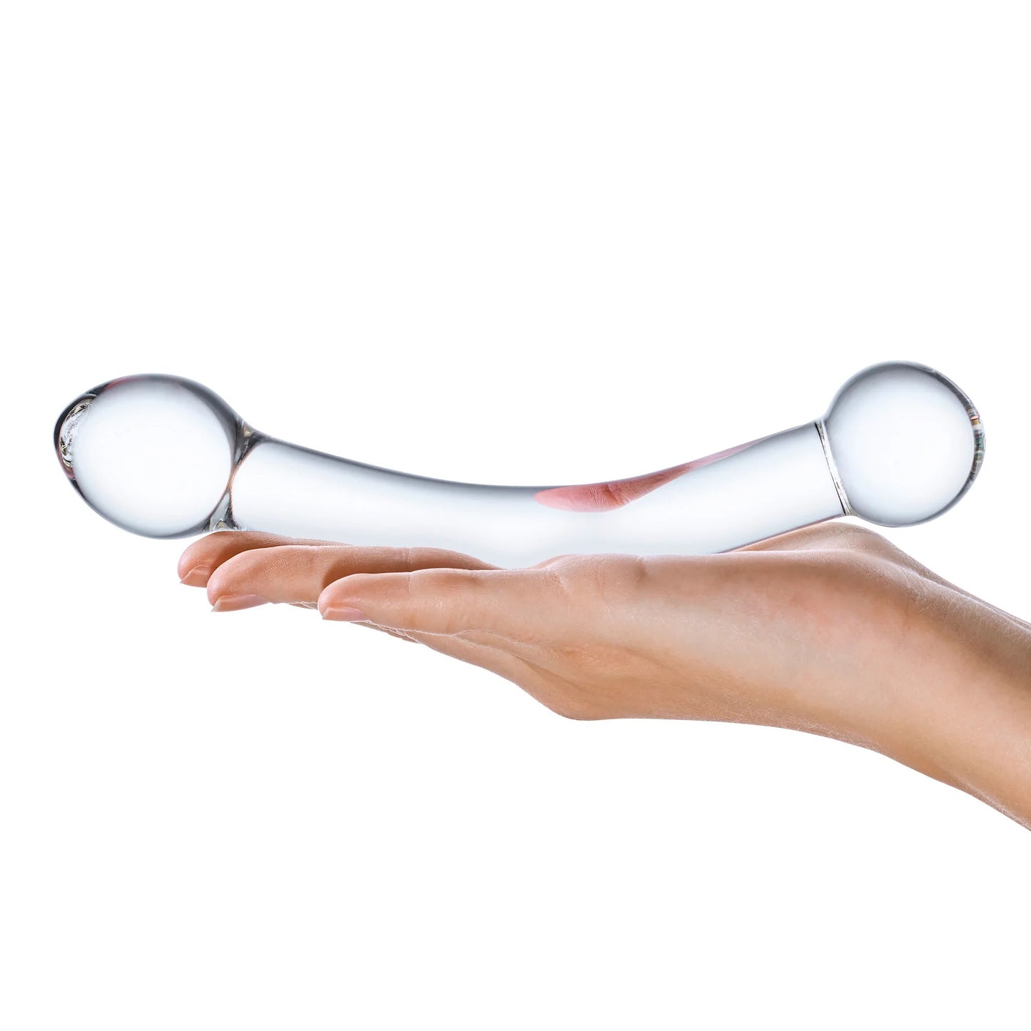 7 Inch Curved Glass G-Spot And Prostate Stimulator | GLAS-138