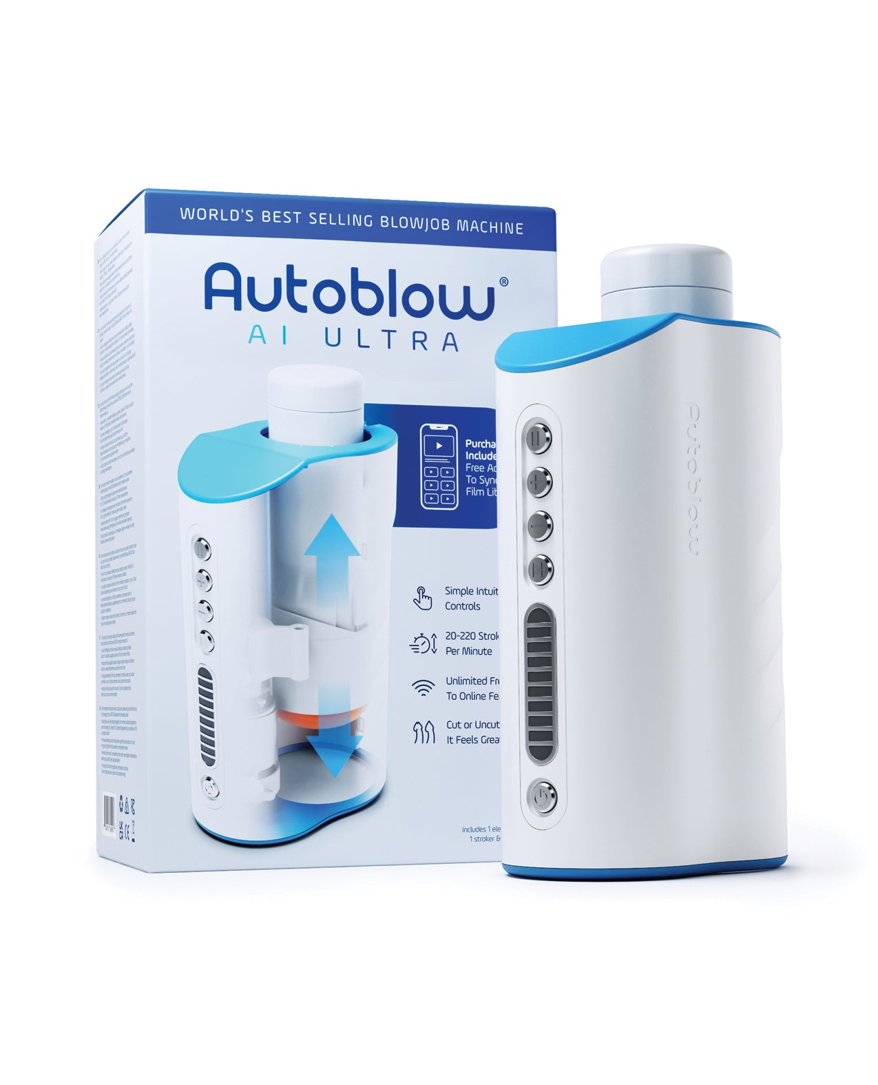 Autoblow AI Ultra Machine - White | ELAB5907